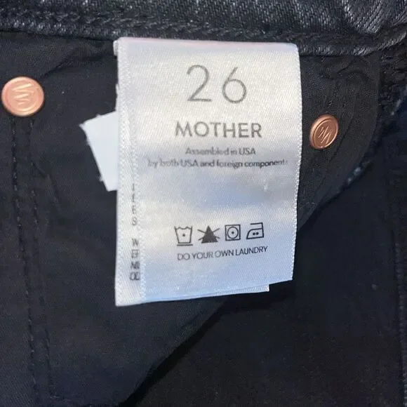 Mother Superior High Waisted Hiker Hoover Jeans Roadtrip Renegade Sz 26 NWT $258
